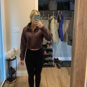 Aritzia Tna Warm Up Cropped Sweater